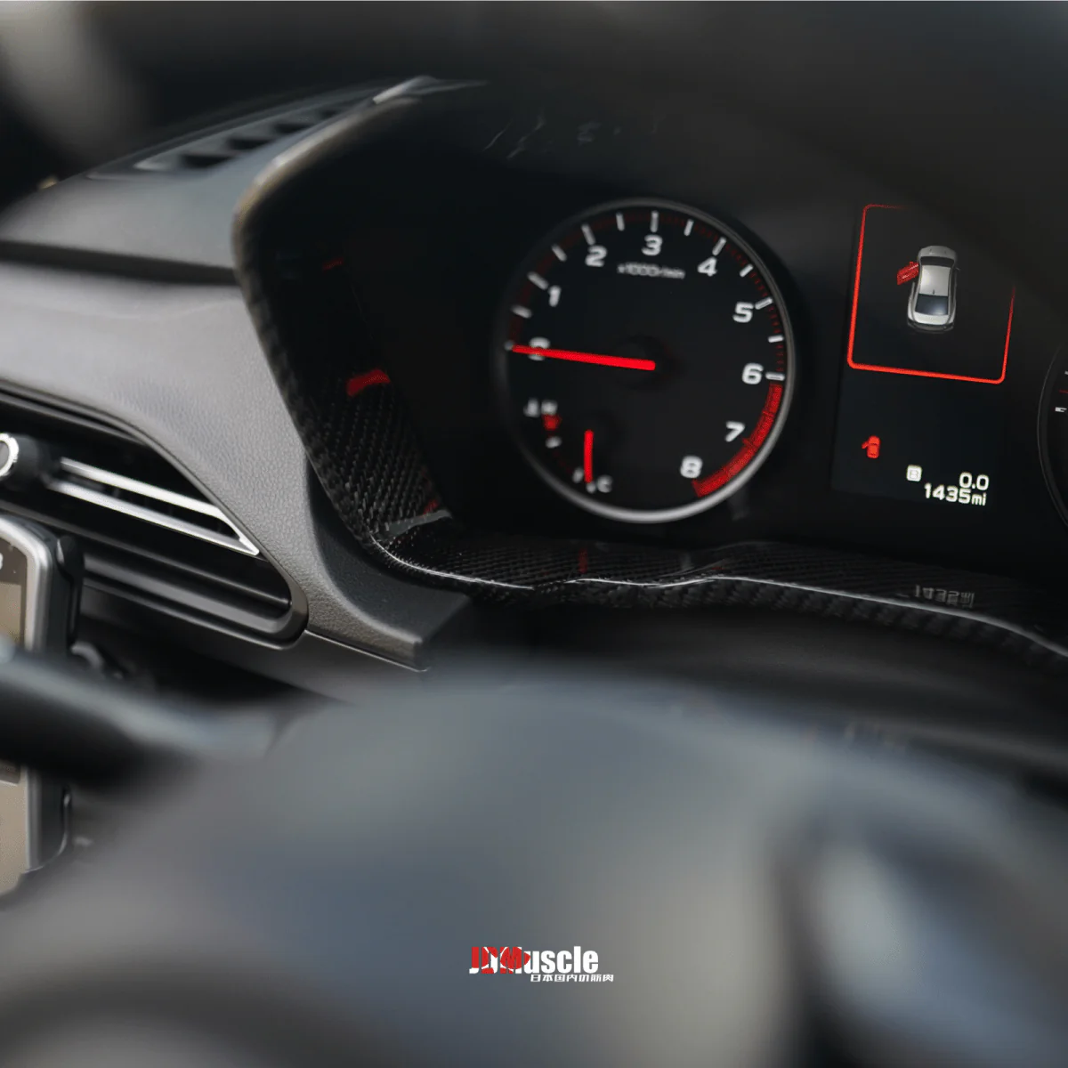 JDMuscle [22-26 WRX] Carbon Fiber Gauge Cluster Trim Replacement - Image 4