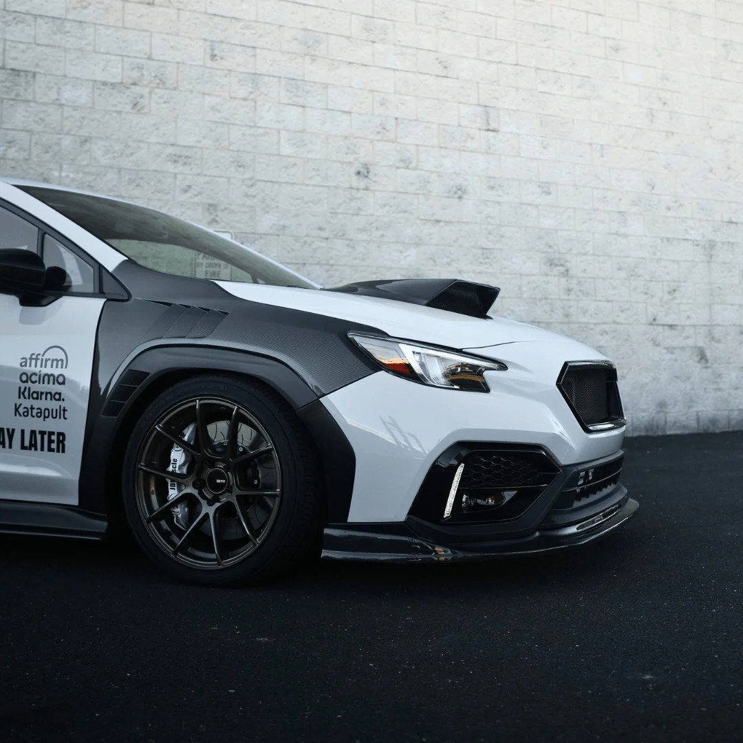 JDMuscle [22-26 WRX] Carbon Fiber Hood Scoop - Rally Style V2 - Image 3