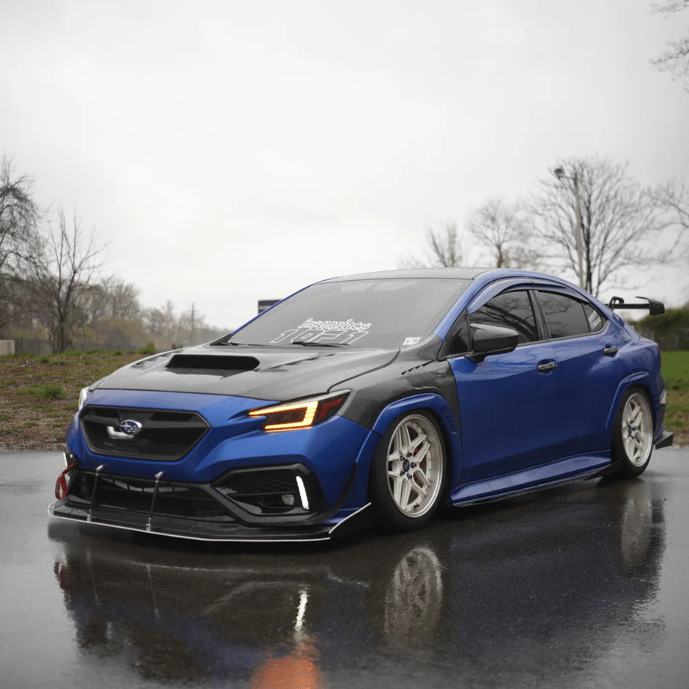 JDMuscle [22-26 WRX] Carbon Fiber Hood V2 - Image 2