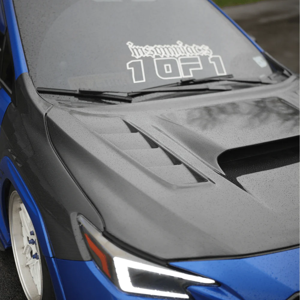 JDMuscle [22-26 WRX] Carbon Fiber Hood V2 - Image 8