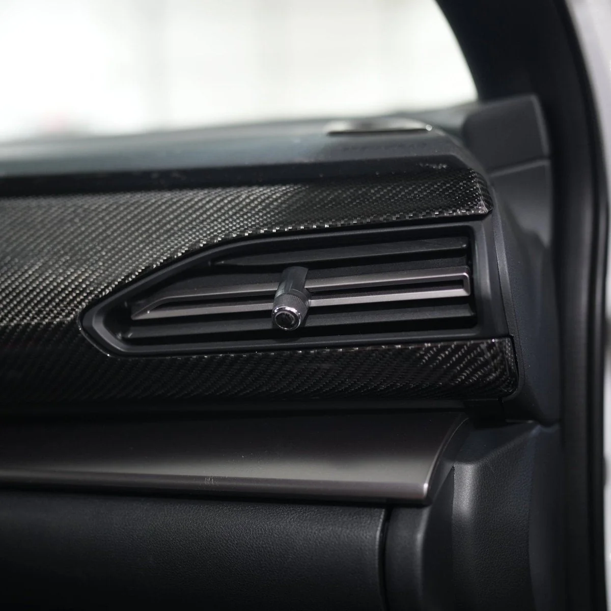 JDMuscle [22-26 WRX] Dashboard Instrument Panels Replacements - Carbon Fiber/Leather/Alcantara - Image 4