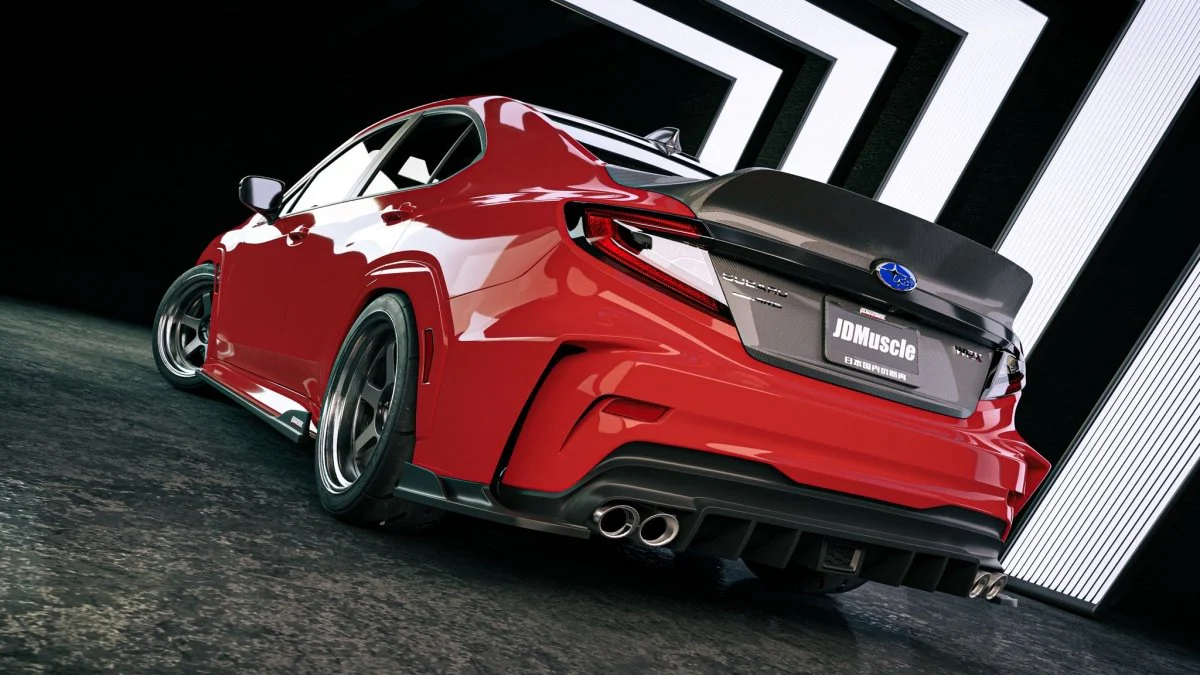 JDMuscle [22-26 WRX] Evolution Rear Bumper - Image 2