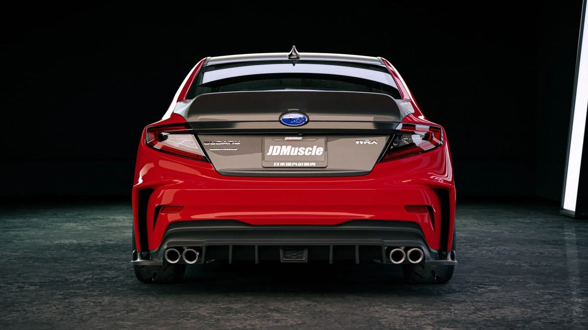 JDMuscle [22-26 WRX] Evolution Rear Bumper - Image 6