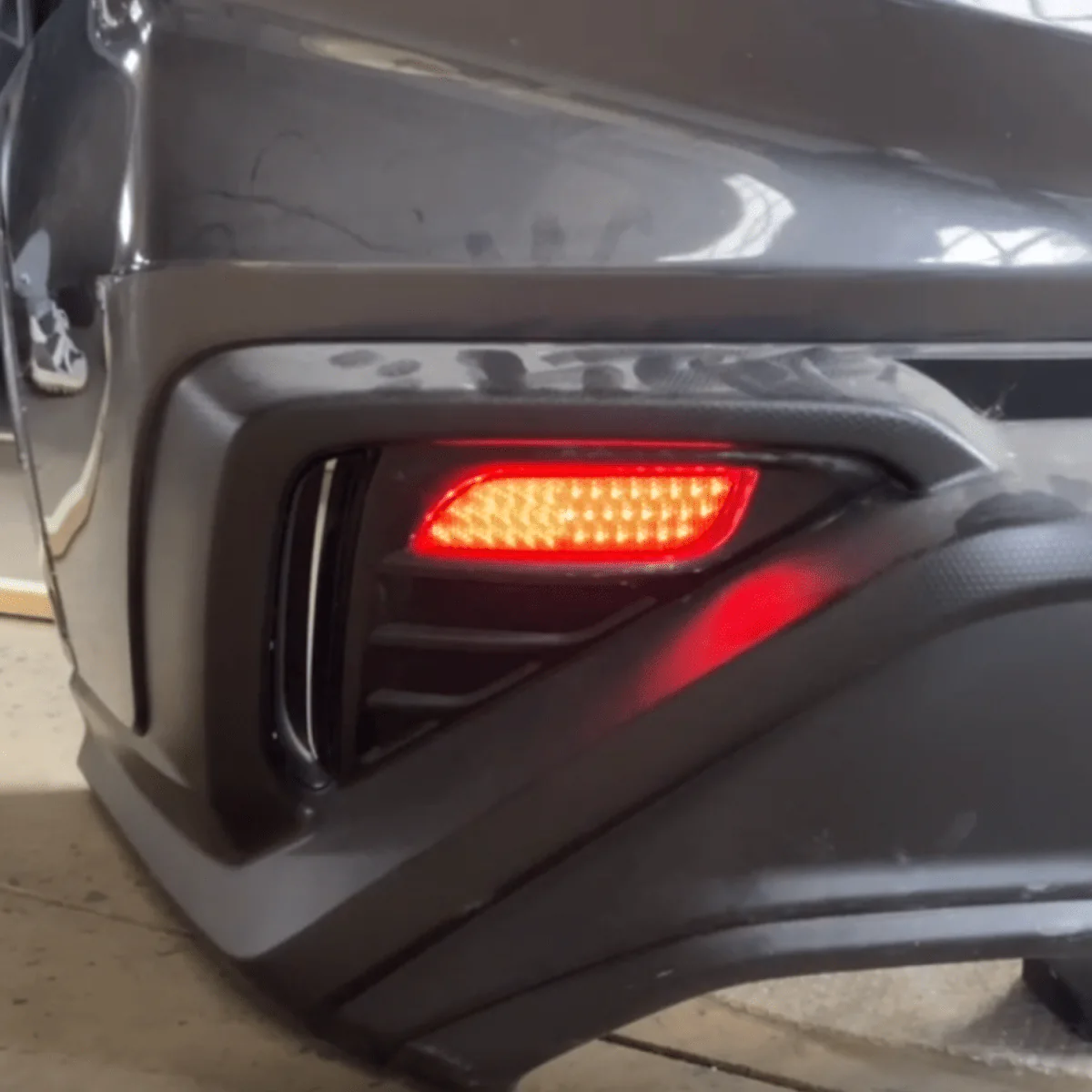 JDMuscle [22-26 WRX] JDM Style Rear Bumper Reflector LED Light | DRL+BRAKE - Image 2