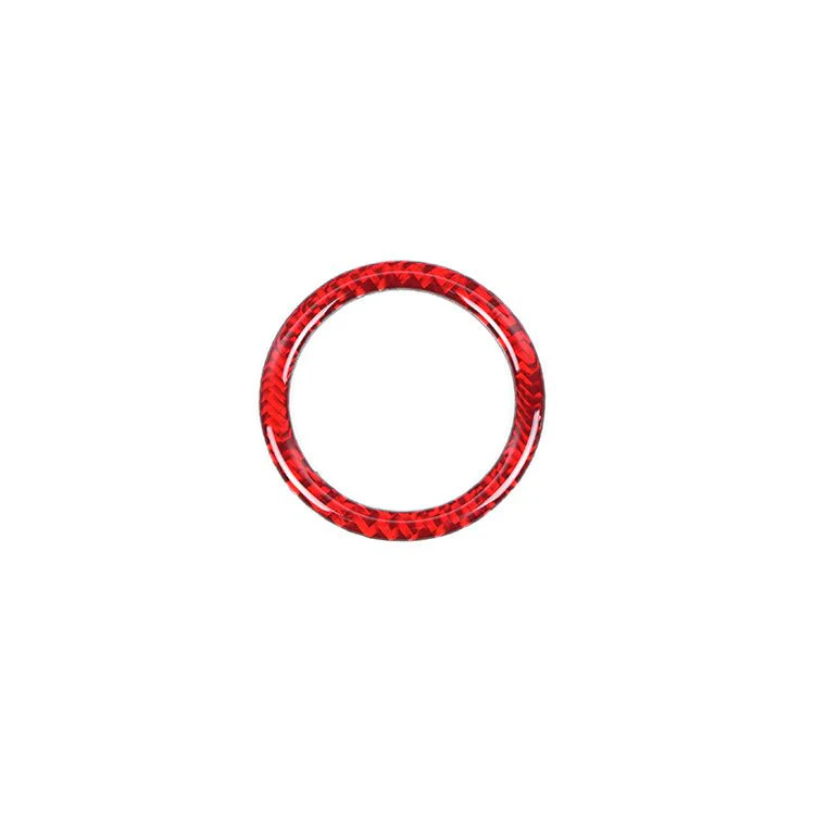 JDMuscle [22-26 WRX] P&S Series Carbon Fiber Trip Reset Button Frame Cover 1 PC | Black Carbon Fiber/ Red Carbon Fiber - Image 4