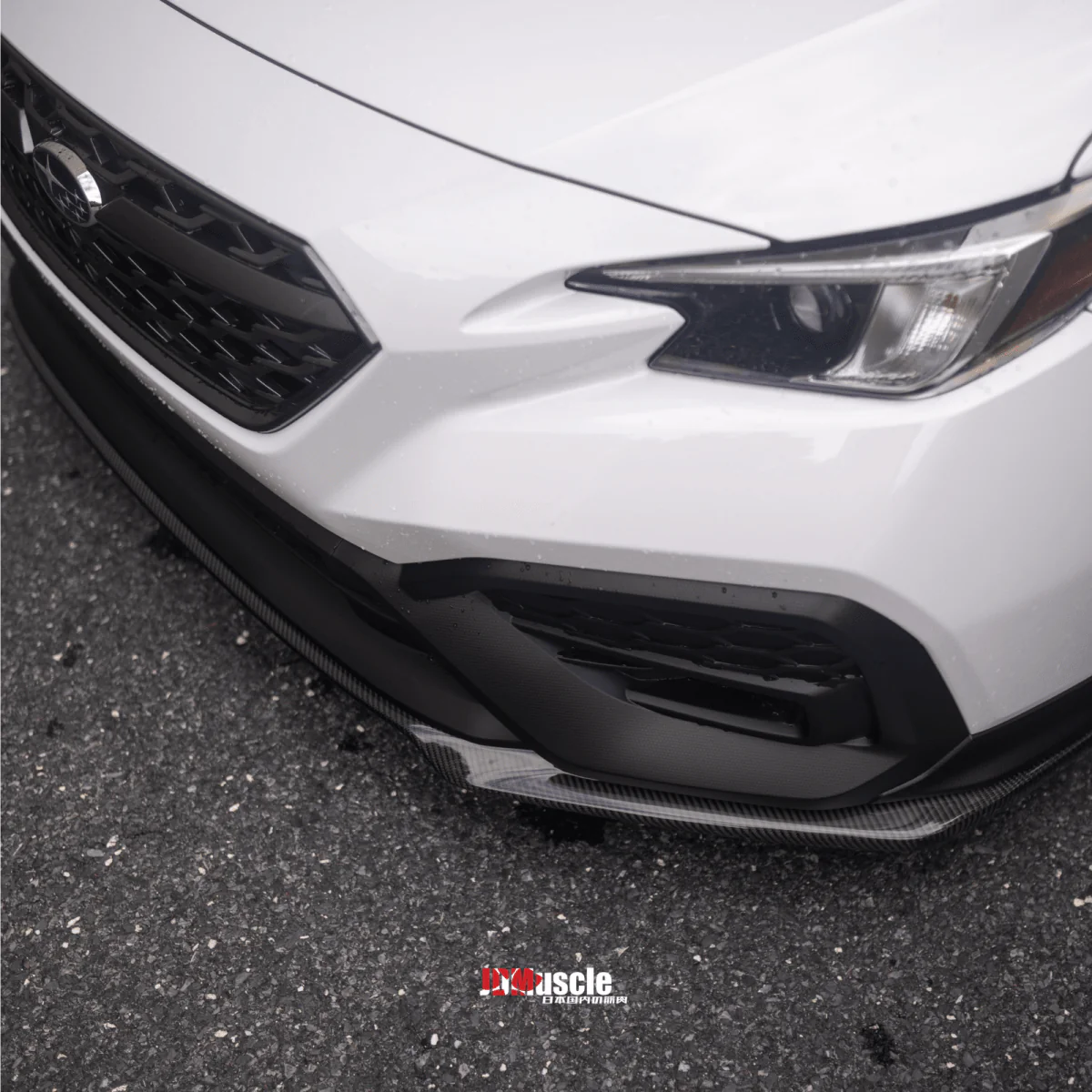 JDMuscle [22-26 WRX] Spec OE+ Carbon Fiber Front Lip - Image 6
