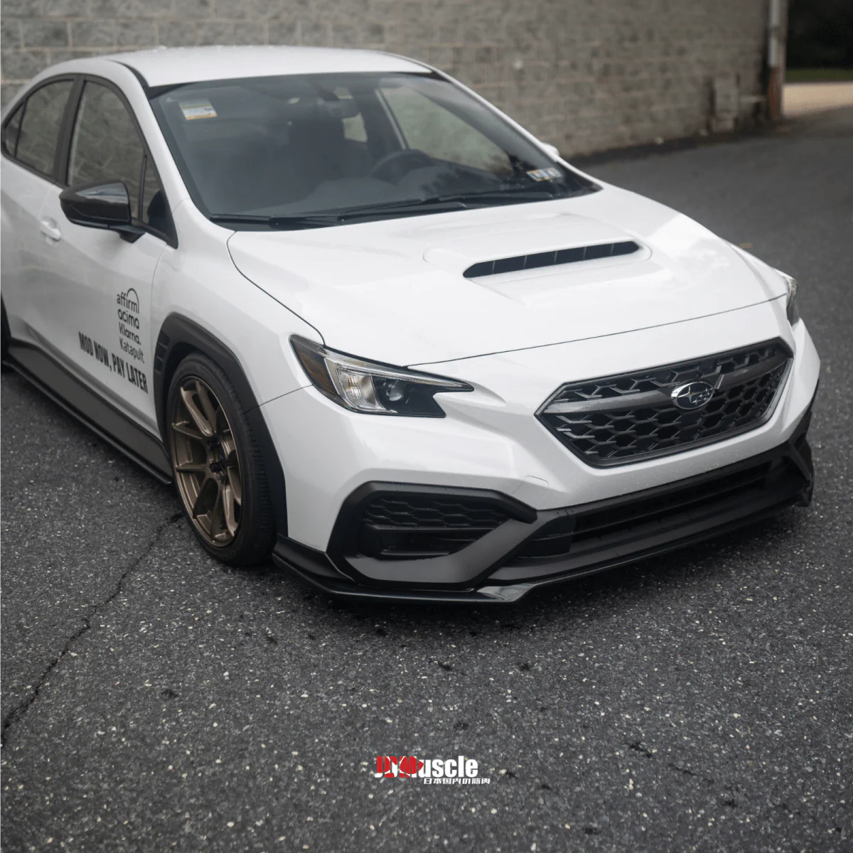 JDMuscle [22-26 WRX] Spec OE+ Carbon Fiber Front Lip - Image 8