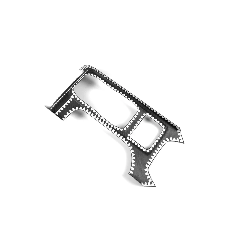 JDMuscle [22-26 WRX] Tanso Pre-preg Carbon Fiber Cup Holder Trim Cover - Image 2