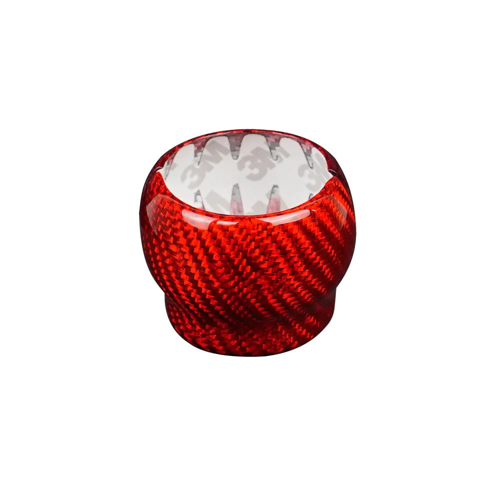 JDMuscle [22-26 WRX] Tanso Pre-preg Carbon Fiber Shift Knob Surround Cover - Image 4