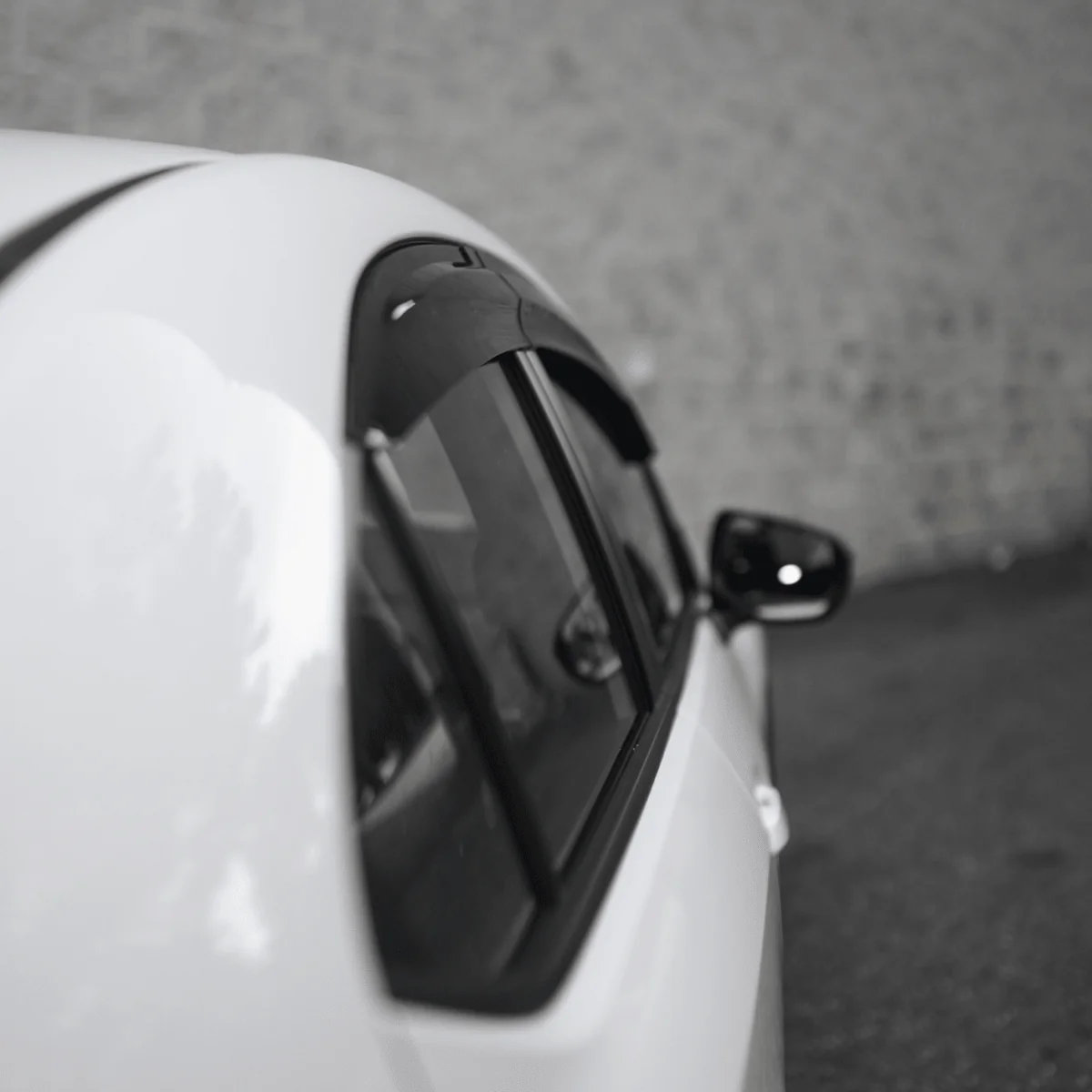 JDMuscle [22-26 WRX] V1 Rain Guards / Window Visors-Acrylic/Carbon Fiber - Image 5
