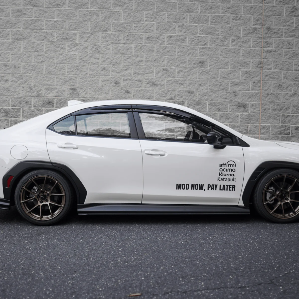 JDMuscle [22-26 WRX] V1 Rain Guards / Window Visors-Acrylic/Carbon Fiber - Image 8