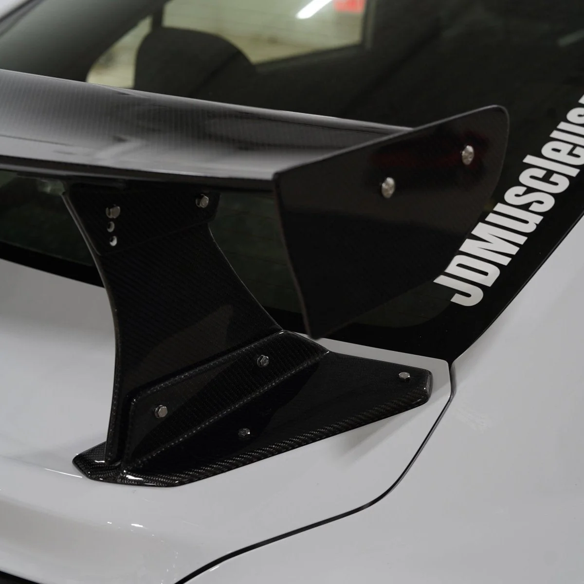 JDMuscle [22-26 WRX] VS2 Style Full Carbon Fiber GT Wing - Image 3