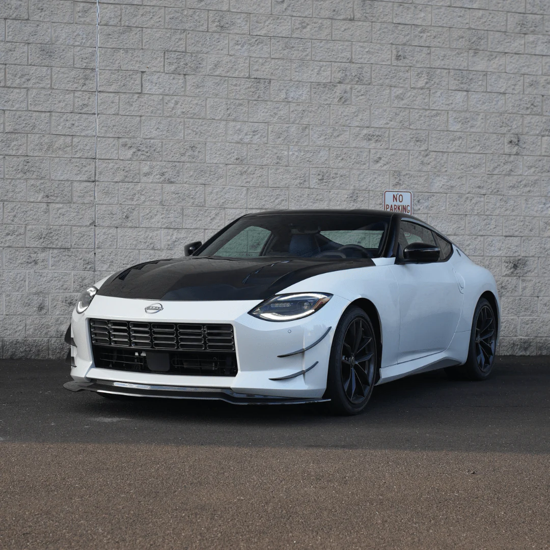 JDMuscle 23-24 Nissan Z Carbon Fiber Front Lip V1 - Image 2