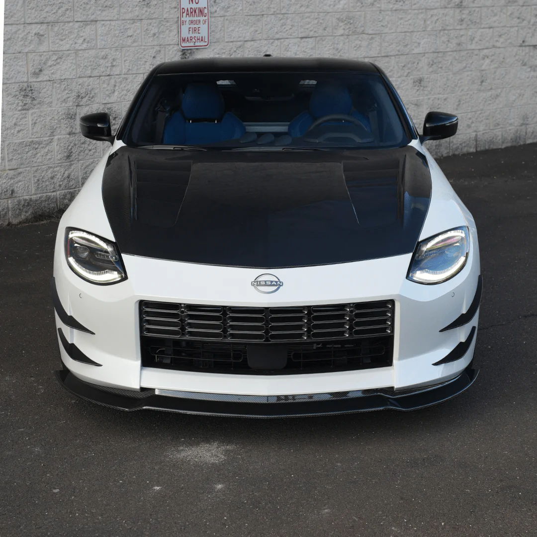 JDMuscle 23-24 Nissan Z Carbon Fiber Front Lip V1 - Image 5
