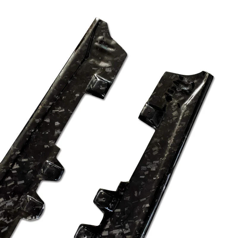 JDMuscle Tanso Carbon Fiber AT Style Side Skirt for 2020+ Toyota Supra - Image 3