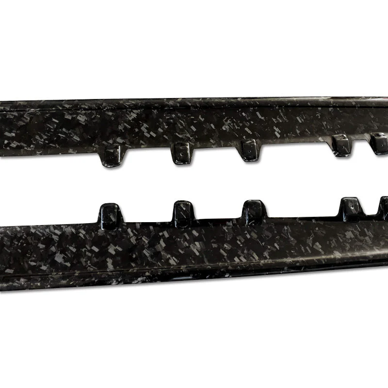 JDMuscle Tanso Carbon Fiber AT Style Side Skirt for 2020+ Toyota Supra - Image 4
