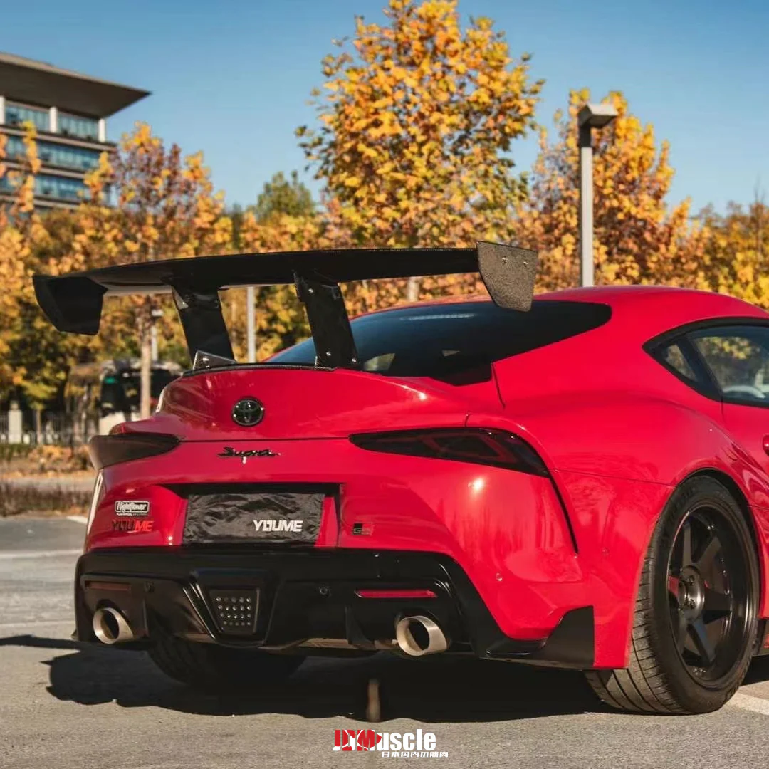 JDMuscle Tanso Carbon Fiber GT Spoiler VS1 Style for 2020+ Toyota Supra - Image 7