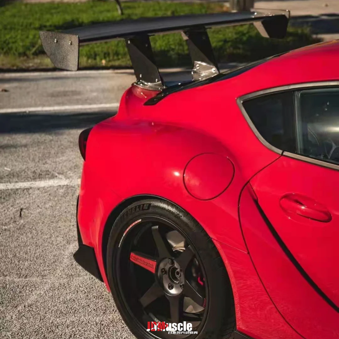 JDMuscle Tanso Carbon Fiber GT Spoiler VS1 Style for 2020+ Toyota Supra - Image 8