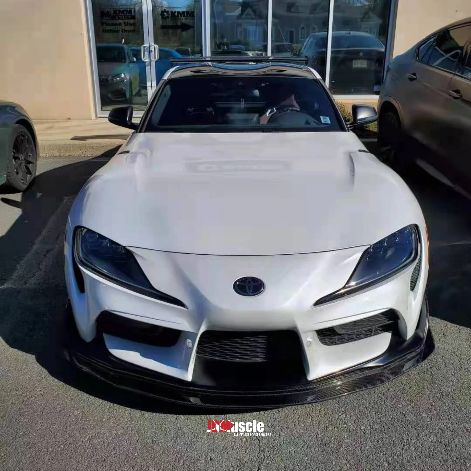 JDMuscle Tanso Carbon Fiber VS Style Front Lip for 2020+ Toyota Supra - Image 6