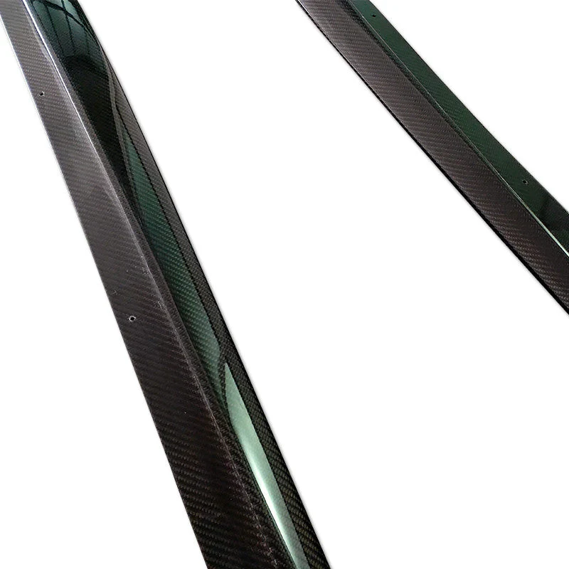 JDMuscle Tanso Carbon Fiber VS Style Side Skirt for 2020+ Toyota Supra - Image 3