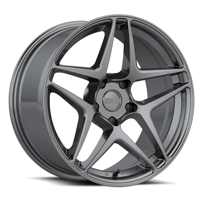 Kansei K15G Astro 18x9.5in / 5x120 BP / 35mm Offset / 72.56mm Bore - Gunmetal Wheel