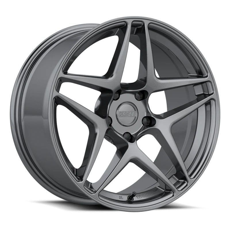 Kansei K15G Astro 19x8.5in / 5x112 BP / 35mm Offset / 66.6mm Bore - Gunmetal Wheel