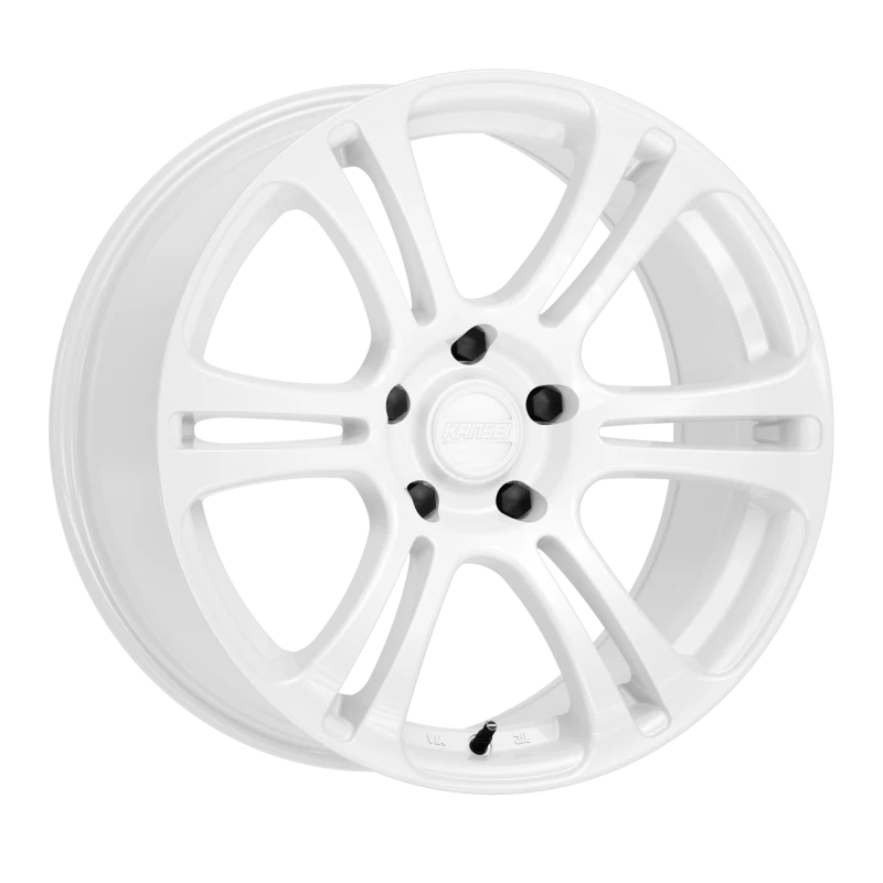 Kansei K16W Neo 18x9in / 5x120 BP / 22mm Offset / 72.56mm Bore - Gloss White Wheel