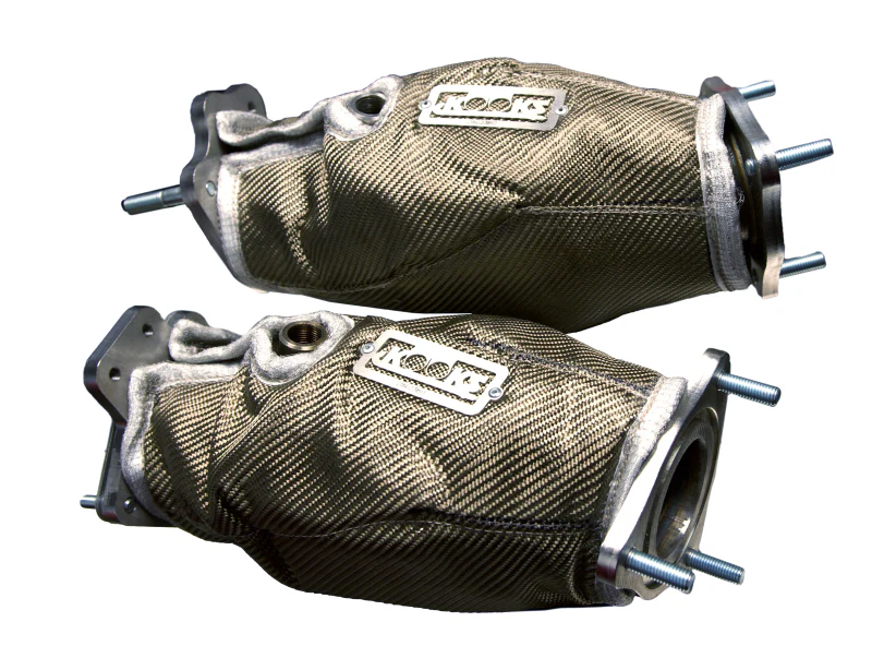 Kooks 2020+ Chevrolet Corvette C8 LT2 6.2L Heat Shield Blankets for Ultra Green Catted Connect Pipes - Image 2