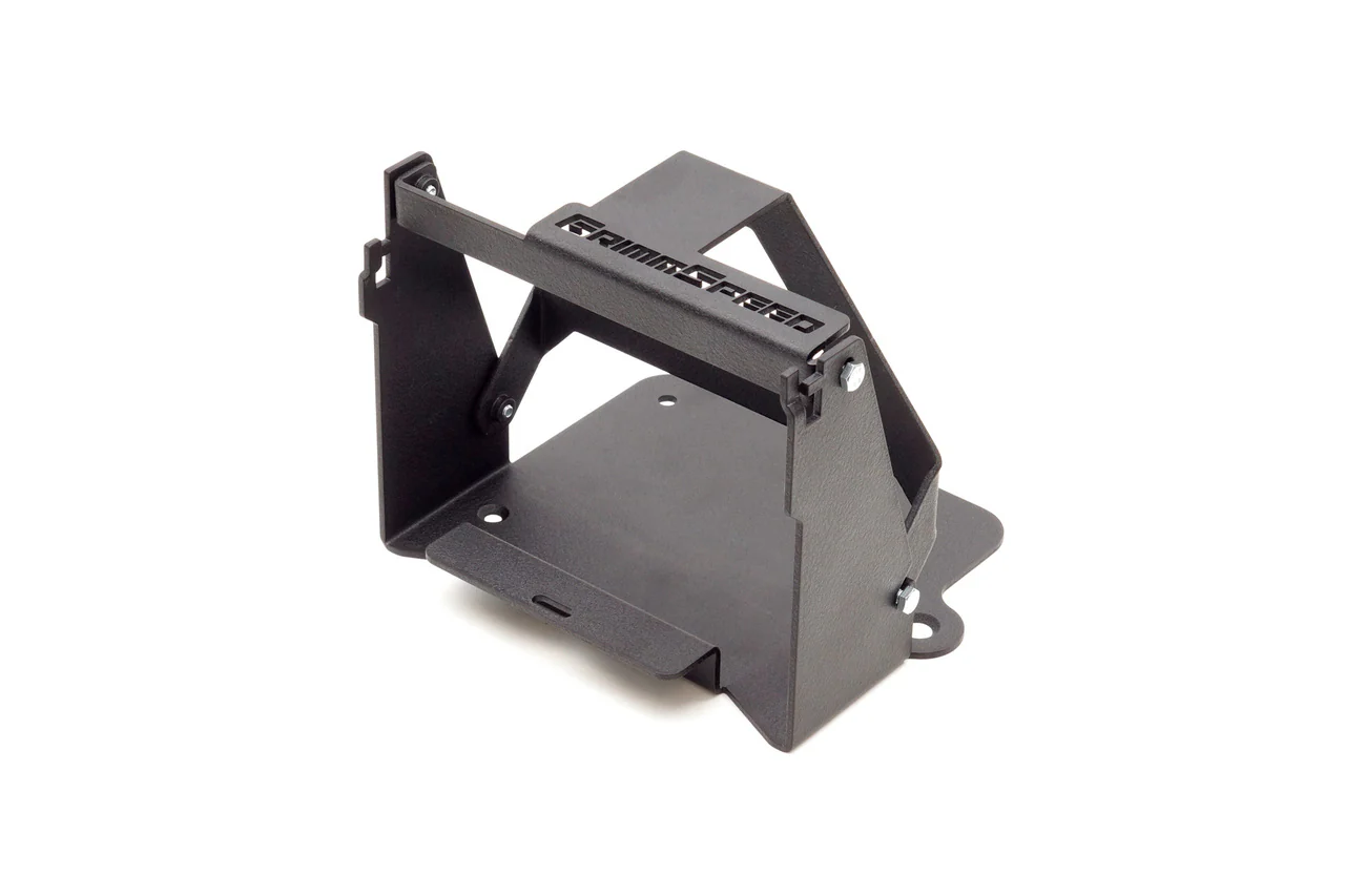 GrimmSpeed Lightweight Battery Mount Kit Black For Subaru 08-21 WRX/STI - Image 2