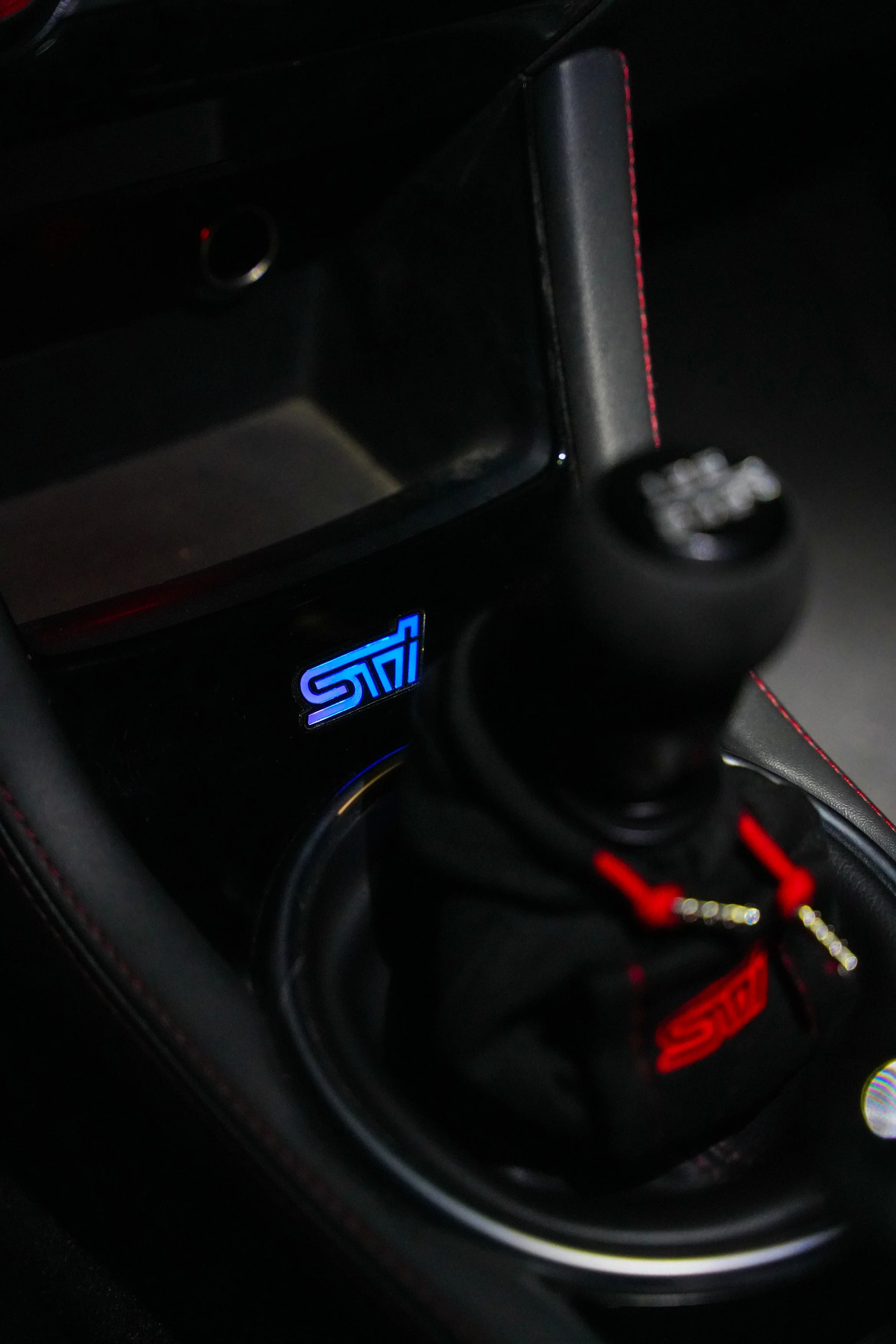 Lit Logos STI Shifter Trim Badge | 2008-2021 STI - Image 3