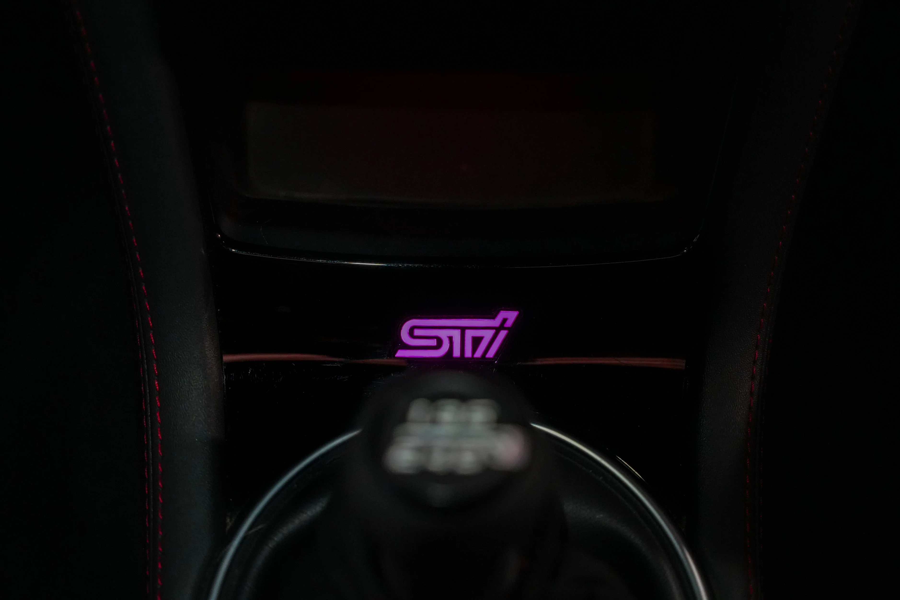 Lit Logos STI Shifter Trim Badge | 2008-2021 STI - Image 4