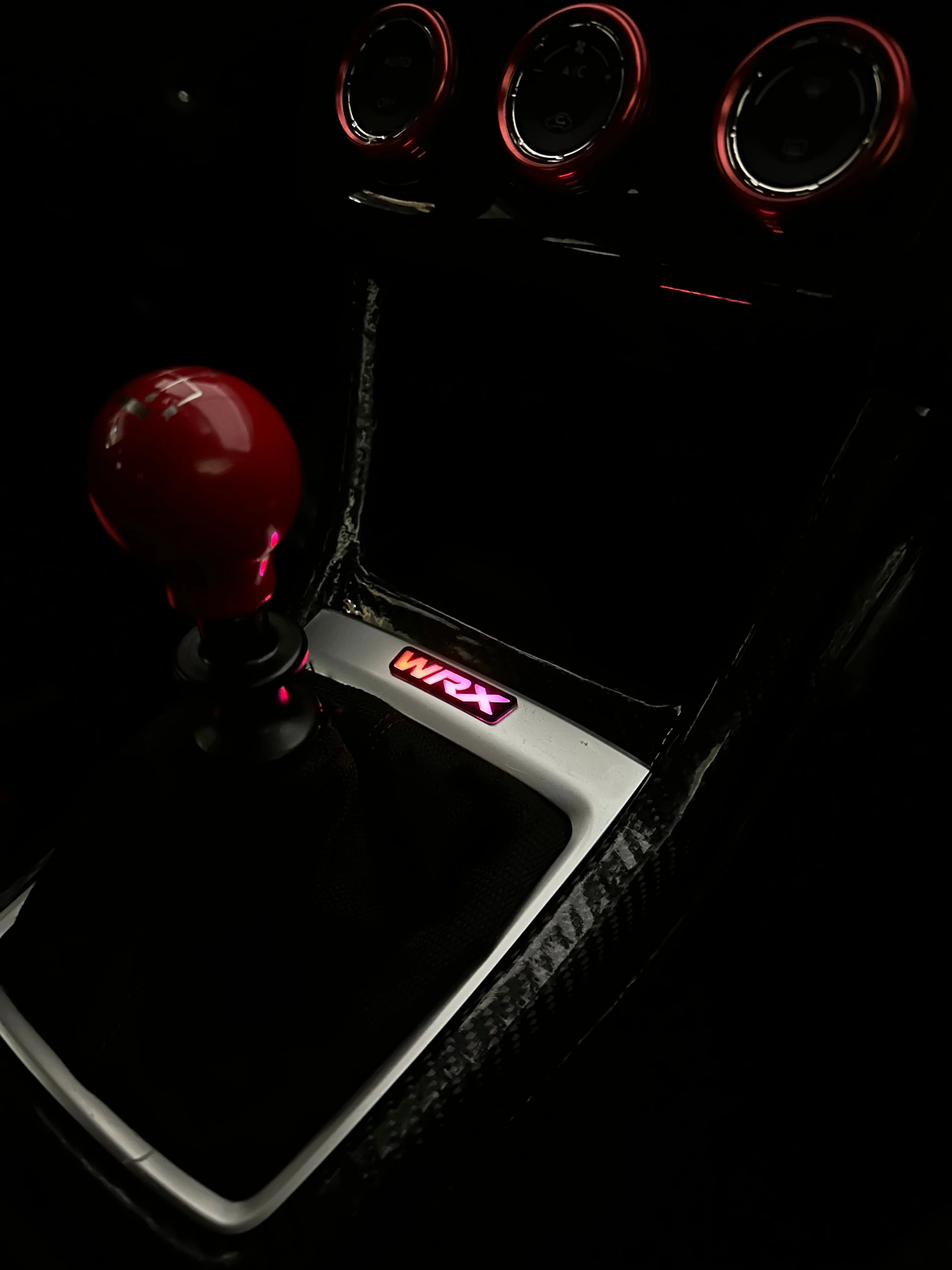 Lit Logos WRX Shifter Trim Badge | 2015-2021 WRX - Image 2