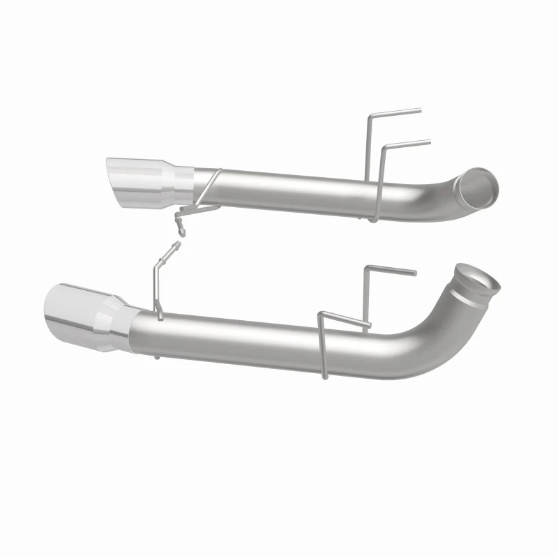 MagnaFlow 13 Ford Mustang Dual Split Rear Exit Stainless Axle-Back Cat Back Exhaust (Competition) - Image 6