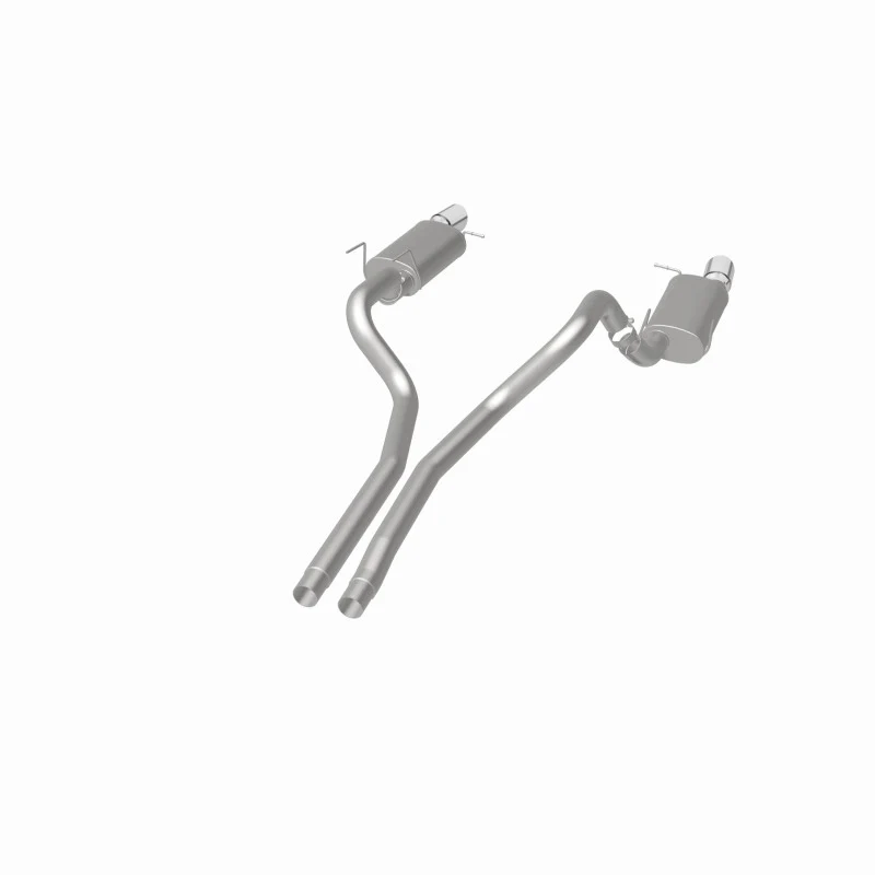 MagnaFlow 13 Ford Mustang Dual Split Rear Exit Stainless Cat Back Performance Exhaust (Street) - Image 44