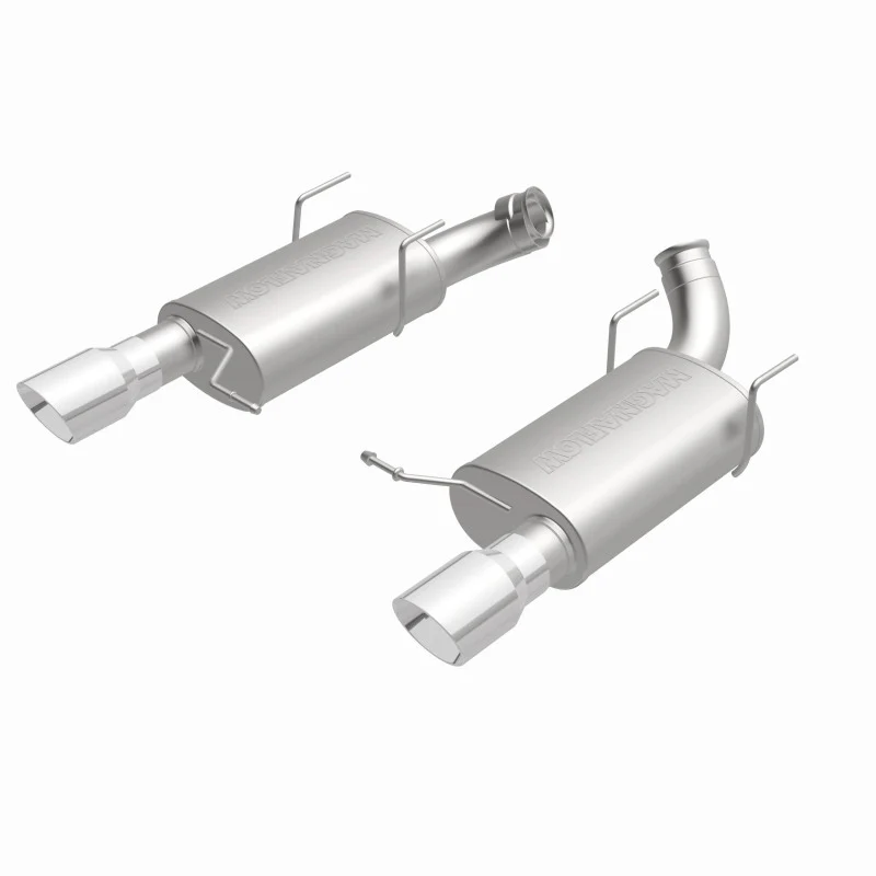 MagnaFlow 13 Ford Mustang V8 5.0L Dual Split Rear Exit Stainless Cat Back Performance Exhaust - Image 10