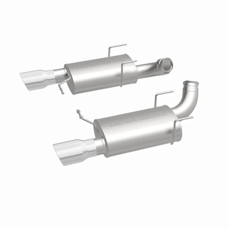 MagnaFlow 13 Ford Mustang V8 5.0L Dual Split Rear Exit Stainless Cat Back Performance Exhaust - Image 19