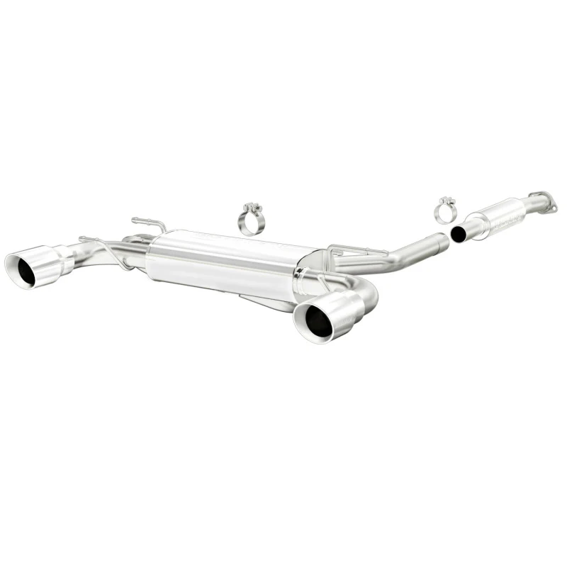 MagnaFlow 13 Scion FR-S / 13 Subaru BRZ Dual Split Rear Exit Stainless Cat Back Performance Exhaust - Image 3