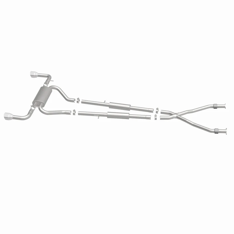 MagnaFlow 14 Infiniti Q50 V6 3.7L Cat-Back Polished Stainless Tips Dual Split Rear Exit Exhaust - Image 30