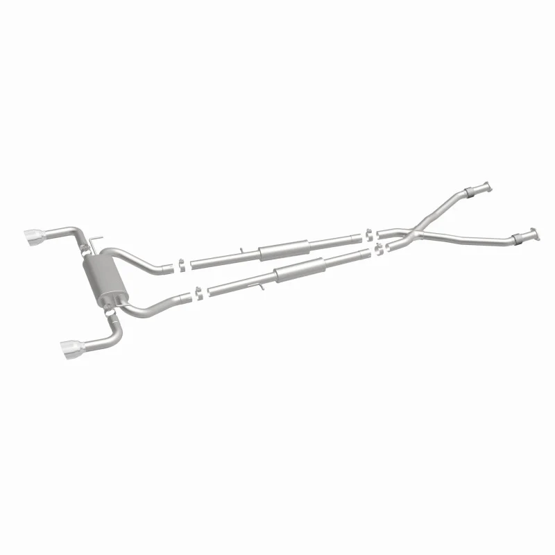 MagnaFlow 14 Infiniti Q50 V6 3.7L Cat-Back Polished Stainless Tips Dual Split Rear Exit Exhaust - Image 42