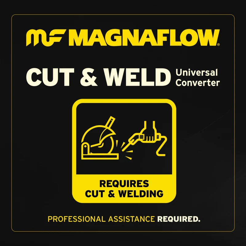 Magnaflow 2.50in. CA Spun Cen/Ang Universal Converter - Image 7