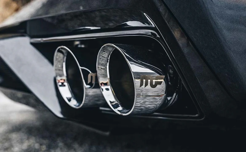 MagnaFlow 2015-2017 Ford Mustang V6 3.7L Race Series Axle Back w/ Dual Polished Tips - Image 3
