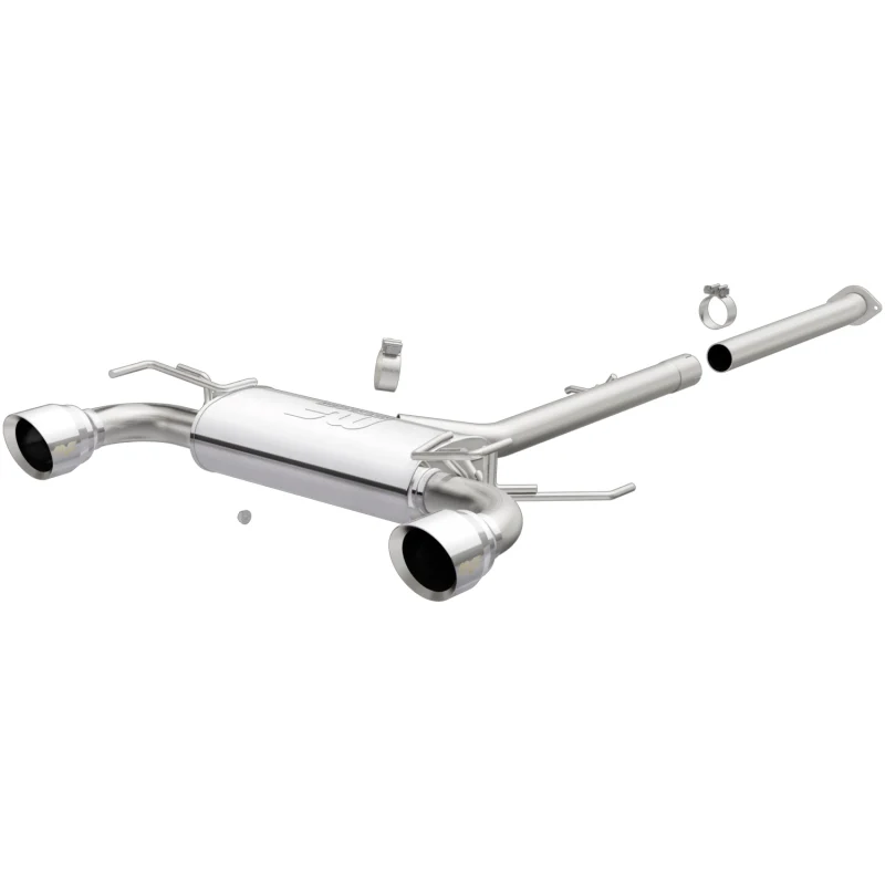 MagnaFlow Cat-Back 03-09 Nissan 350Z Street SS 2.5in Dual Split Rear Exit Polished 4.5in Tips - Image 3