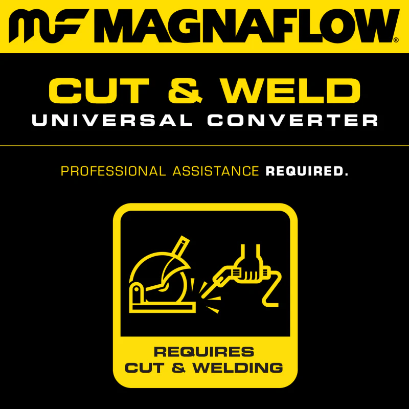 MagnaFlow Conv Univ 2.5 Angled Inlet - Image 9