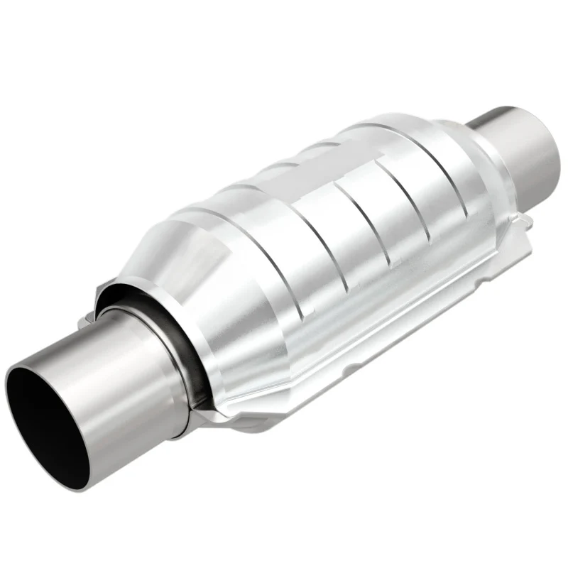 MagnaFlow Conv Univ 2in Inlet/Outlet Ctr/Ctr Round 9in Body L x 5.125in W x 13in Overall L 49 State - Image 2