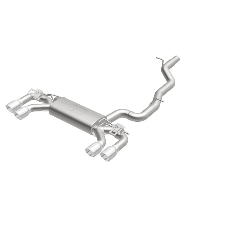 MagnaFlow Sys C/B 2015-2017 Volkswagen Golf R 3in Polished SS Quad Tip Split Rear Exit - Image 19