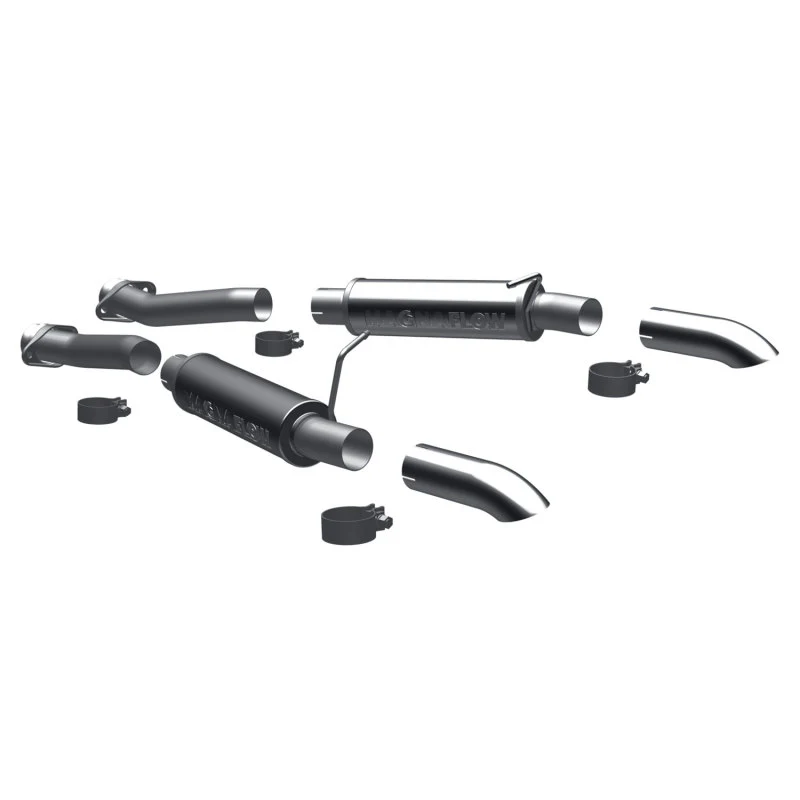 MagnaFlow SYS C/B 86-04 Mustang 2.5inch 4.6/5.0 w/ Turn Downs - Image 2