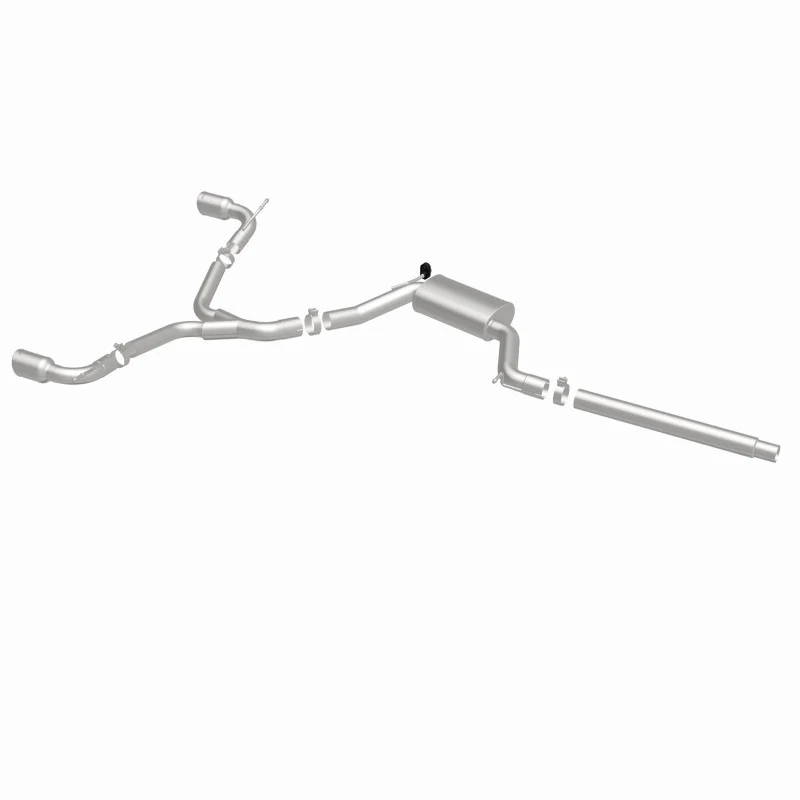 MagnaFlow SYS C/B Dual Split Rear Exit 4in Polished Tips 2015 VW GTI 2.0L Turbo - Image 13
