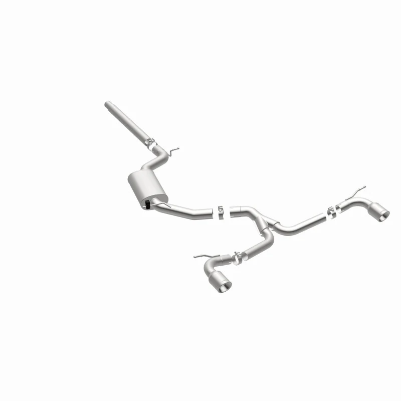 MagnaFlow SYS C/B Dual Split Rear Exit 4in Polished Tips 2015 VW GTI 2.0L Turbo - Image 25