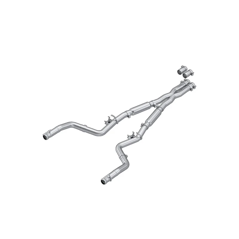 MBRP 15-23 Dodge Challenger 6.2L, 6.4L HEMI AL Steel 3in Cat-Back Dual Split - Street Version