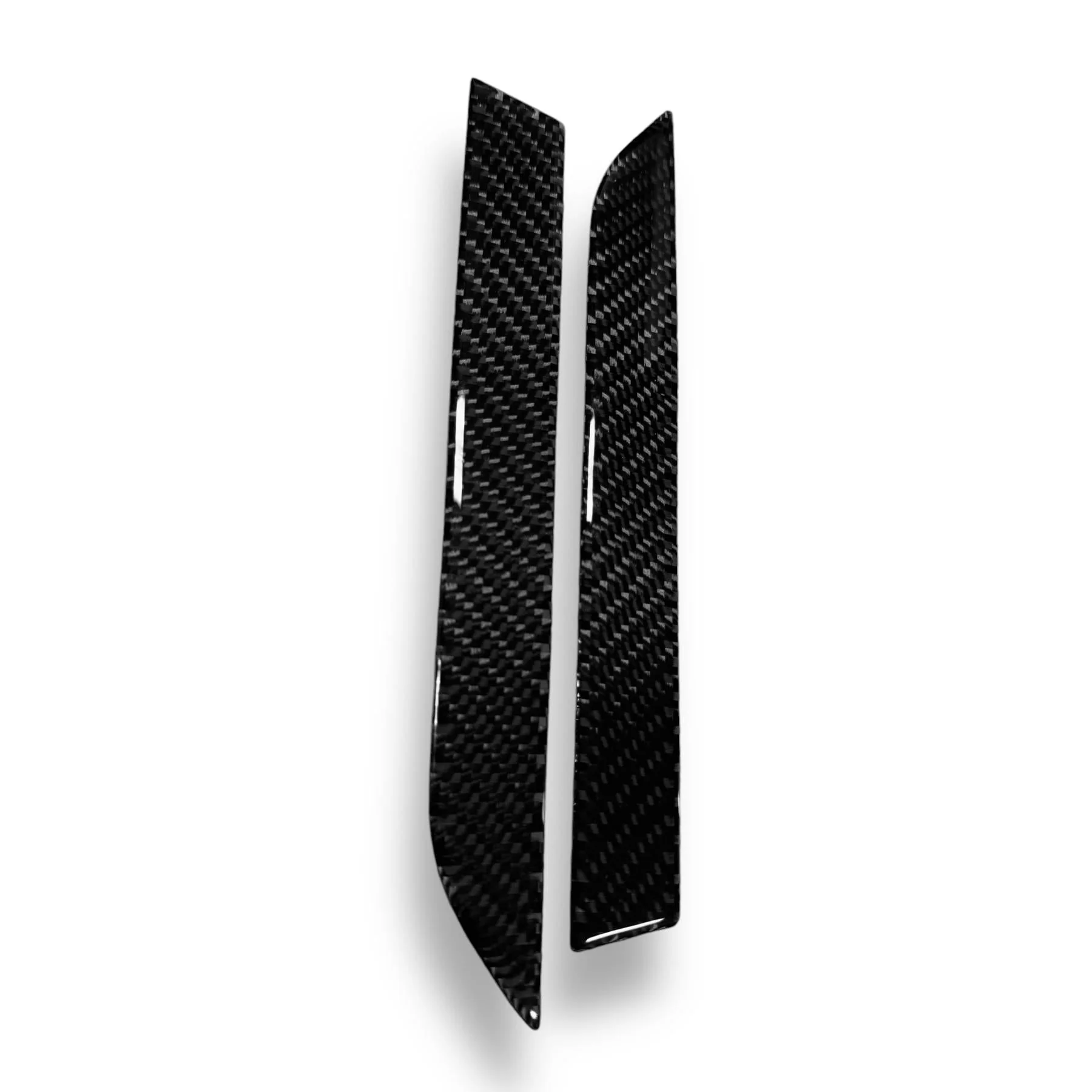 Model X Door Carbon Fiber Handle Sticker | Palenon Performance - Image 2